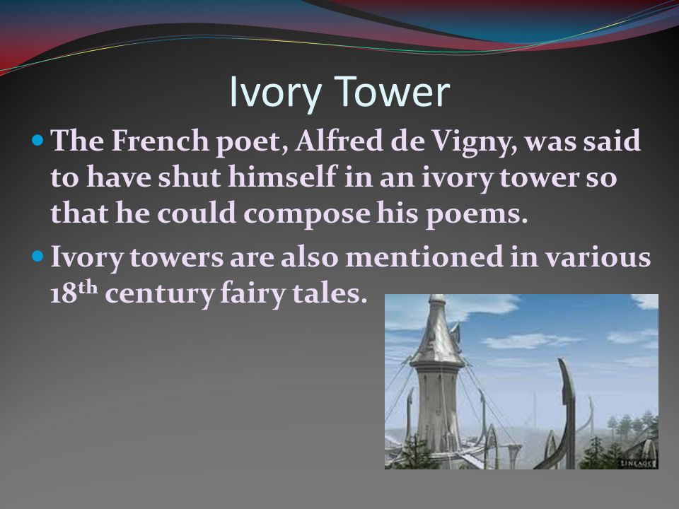 ivory tower meaning