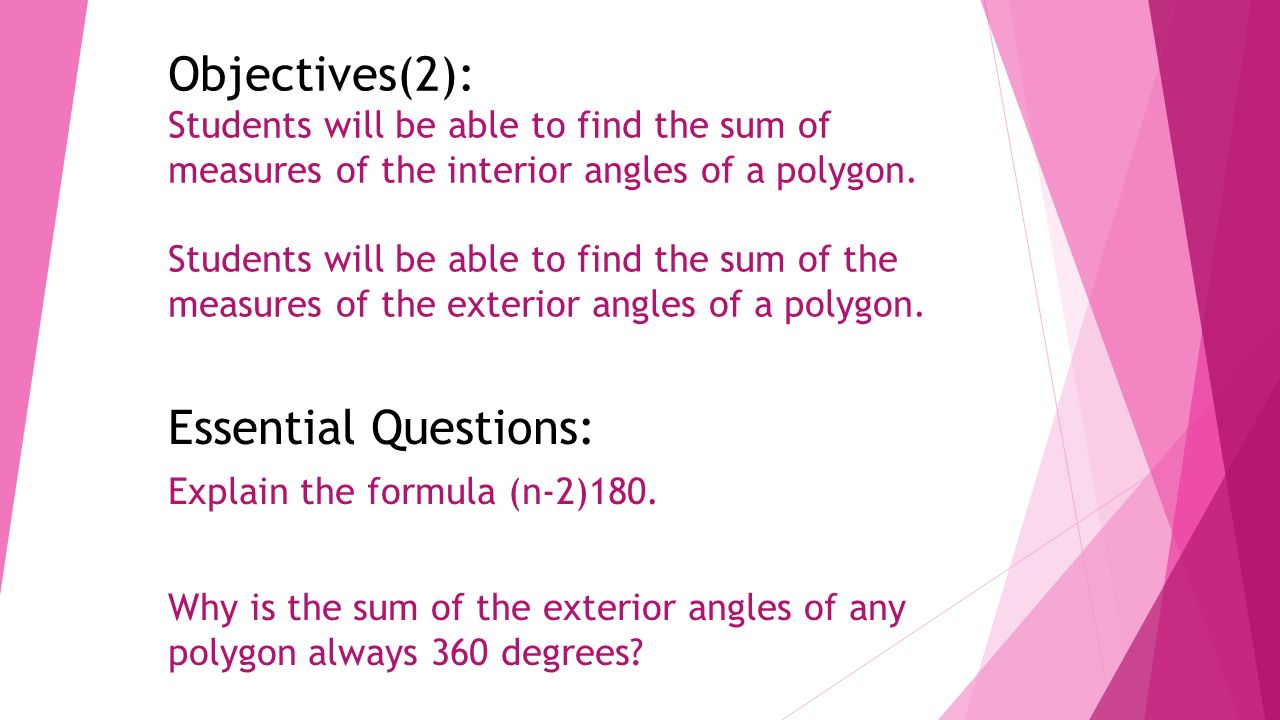 Objectives 2 Students Will Be Able To Find The Sum Of