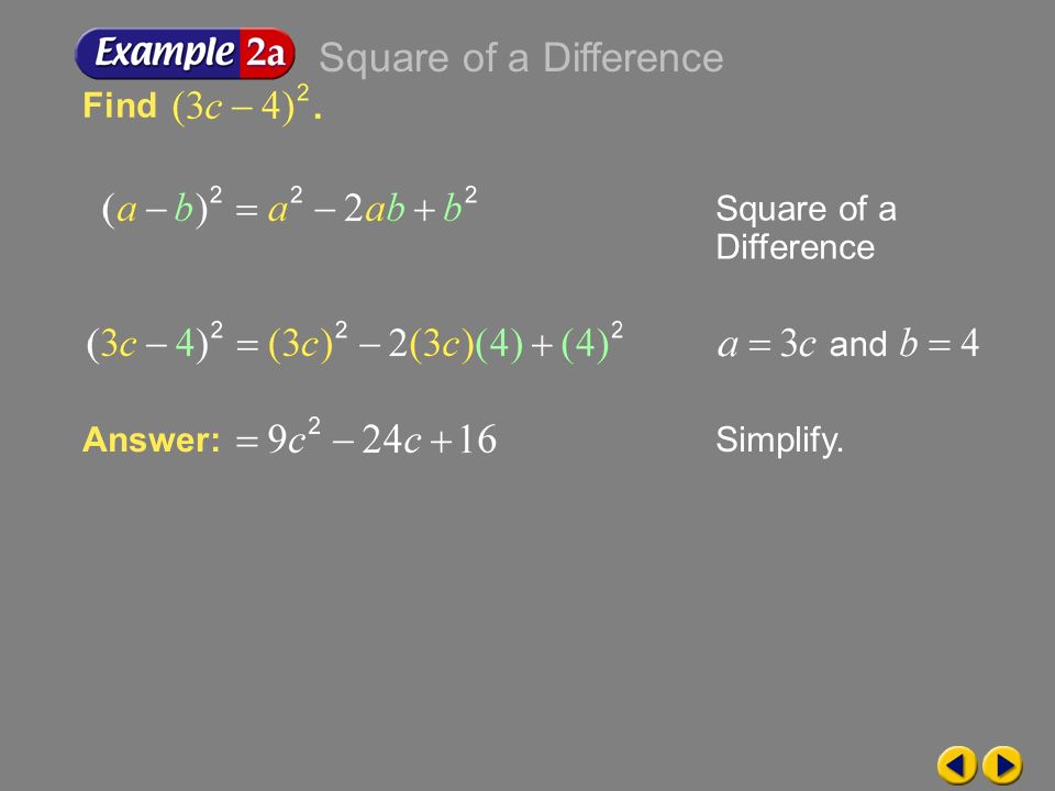 Math Pacing Special Products 3 5 3x – 5 6x + 3. Special Products 8-7 ...