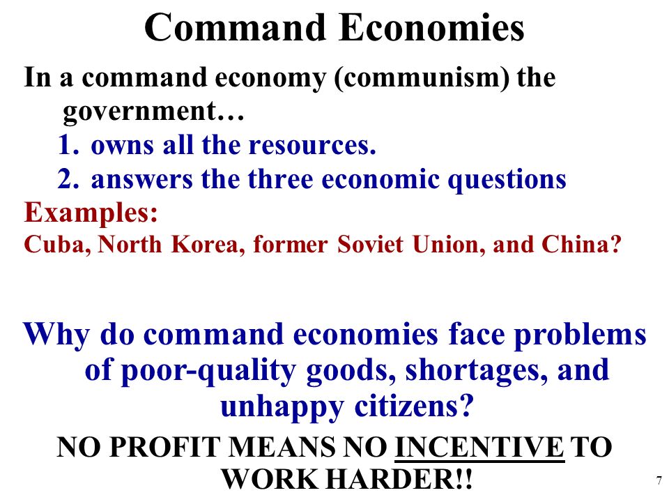 Ssef4a Compare Command Market And Mixed Economic Systems With Regard To Private Ownership Profit Motive Consumer Sovereignty Competition And Government Ppt Download Ssef4a Compare Command Market And Mixed Economic Systems With Regard To Private Ownership Profit Motive Consumer Sovereignty Competition And Government Ppt Download