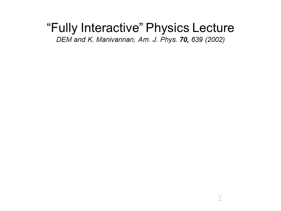 Fully Interactive Physics Lecture DEM and K. Manivannan, Am.