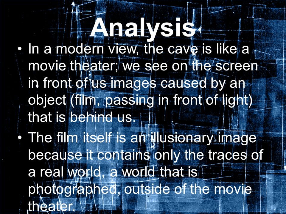 Реферат: The Allegory Of The Cave Turn Around