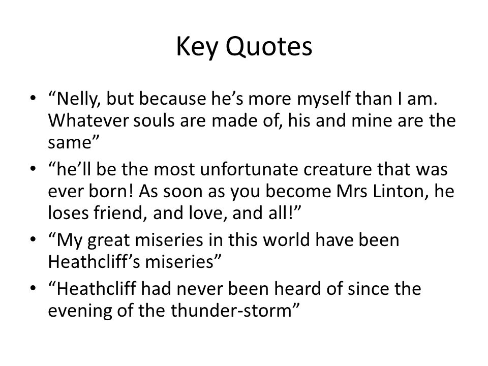 key quotes in wuthering heights