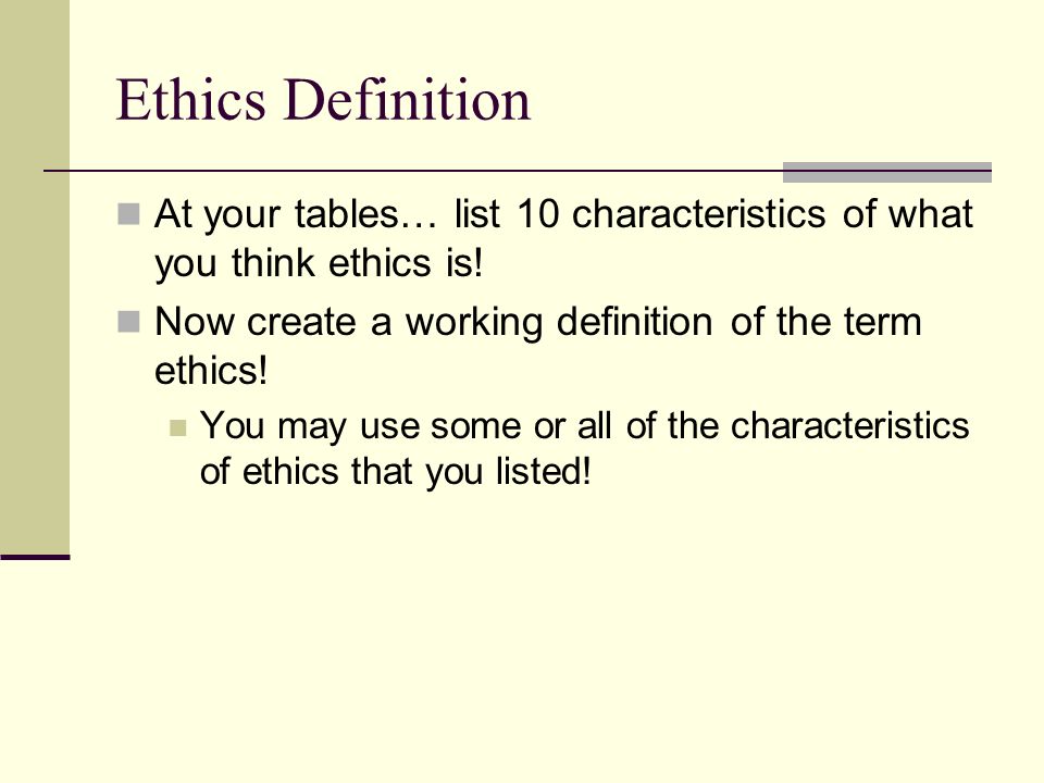 ethics definition and examples 3 types of ethics