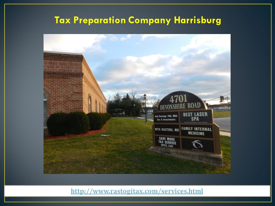 Tax Preparation Company Harrisburg