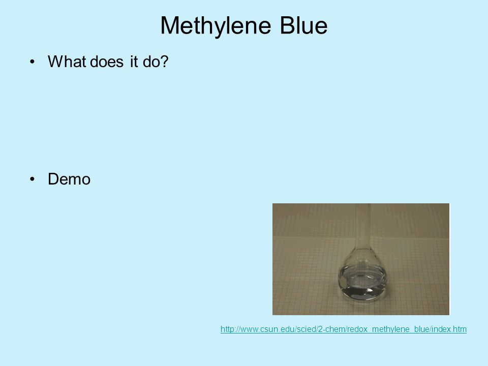 Methylene Blue What does it do.