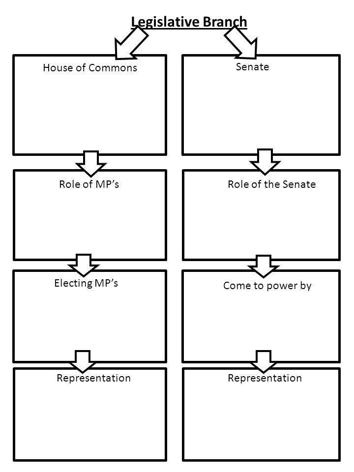 Legislative Branch Organizational Chart