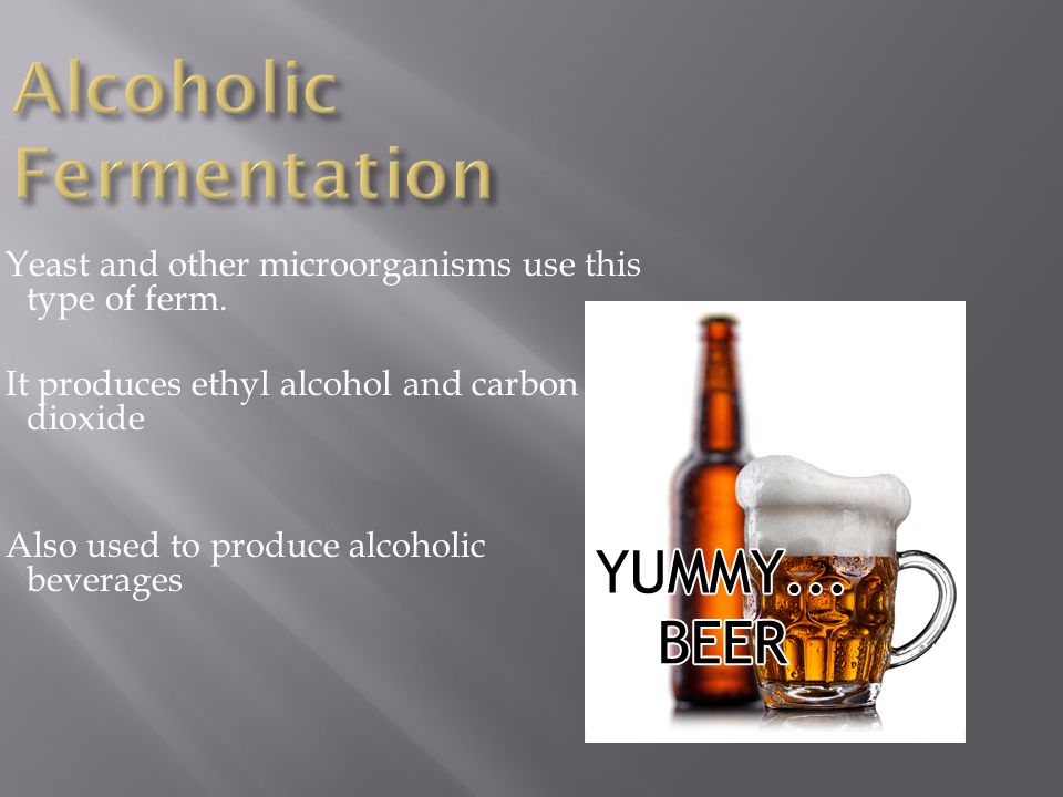 Yeast and other microorganisms use this type of ferm.