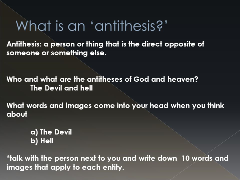 Famous antithesis antithesis in poetry