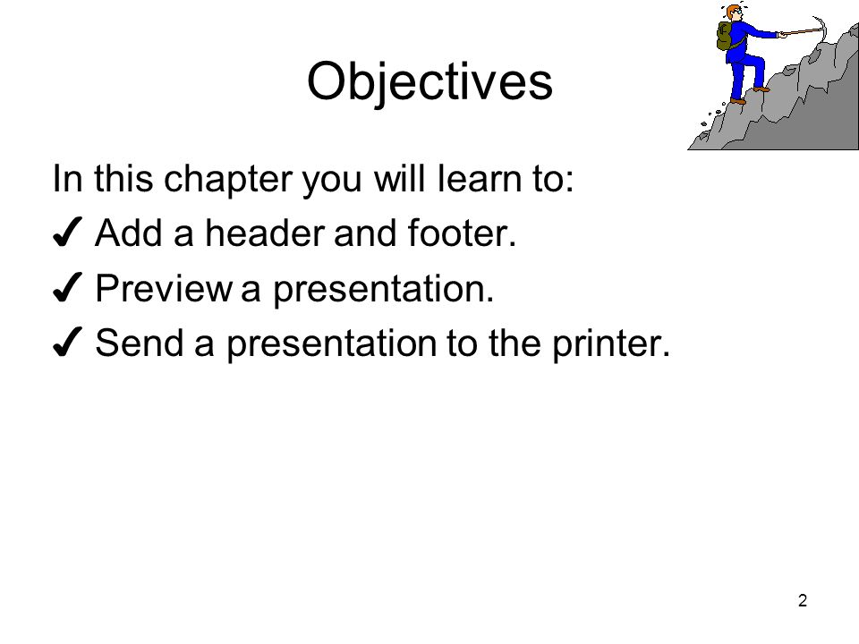 1 CA203 Presentation Application Printing Presentation Lecture # 12