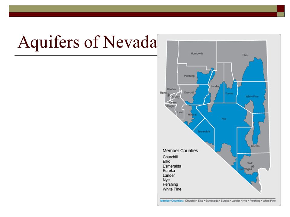 Aquifers of Nevada