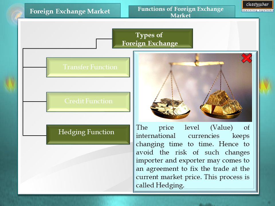 Functions Of Foreign Exchange Market Transfer Function Credit Functions Of Foreign Exchange Market