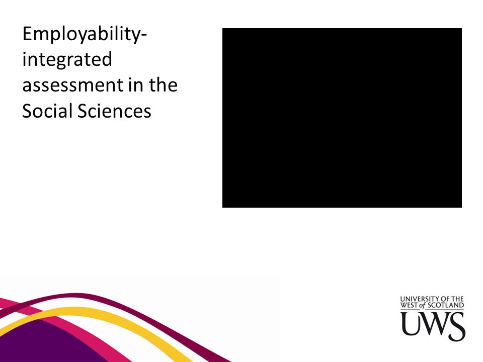 Employability- integrated assessment in the Social Sciences
