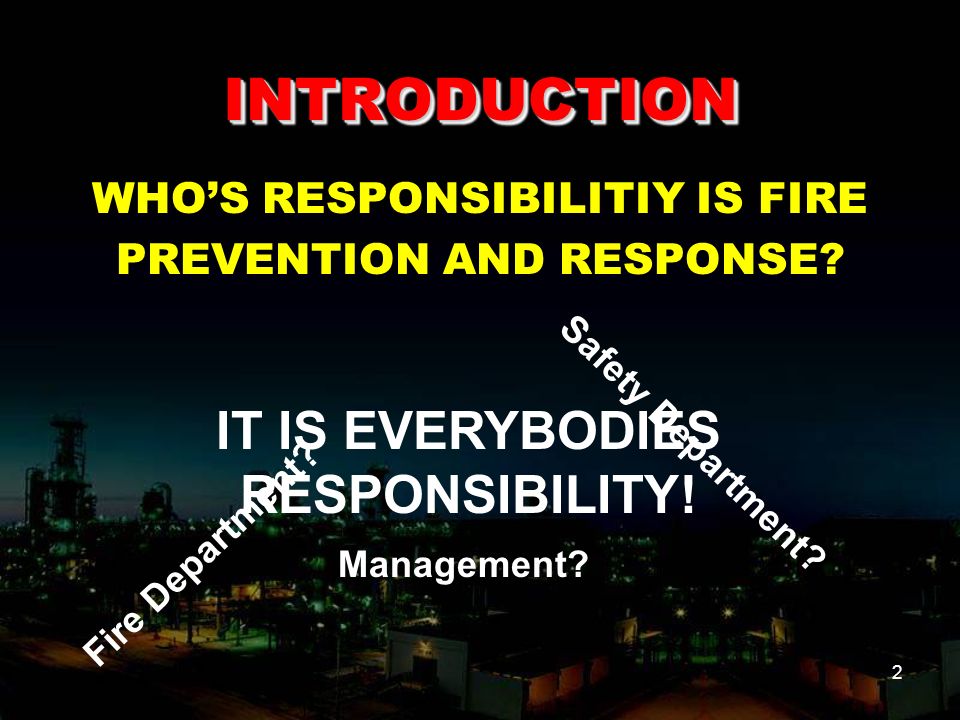 BASIC FIRE FIRE PREVENTION PRESENTATIONBYD ...