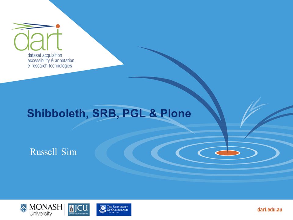 Shibboleth, SRB, PGL & Plone Russell Sim