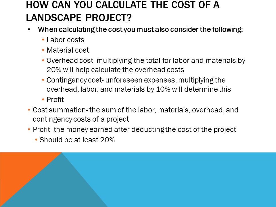 marketing the landscape business ms gripshover landscaping unit ppt