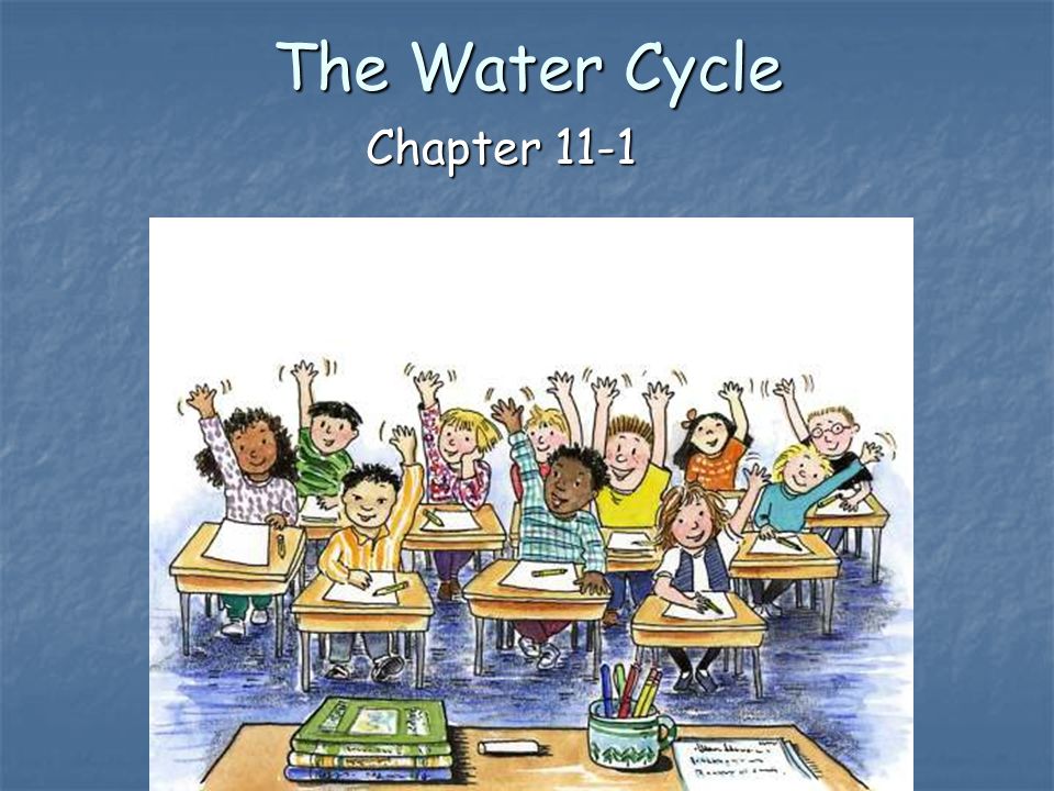 The Water Cycle Chapter 11-1