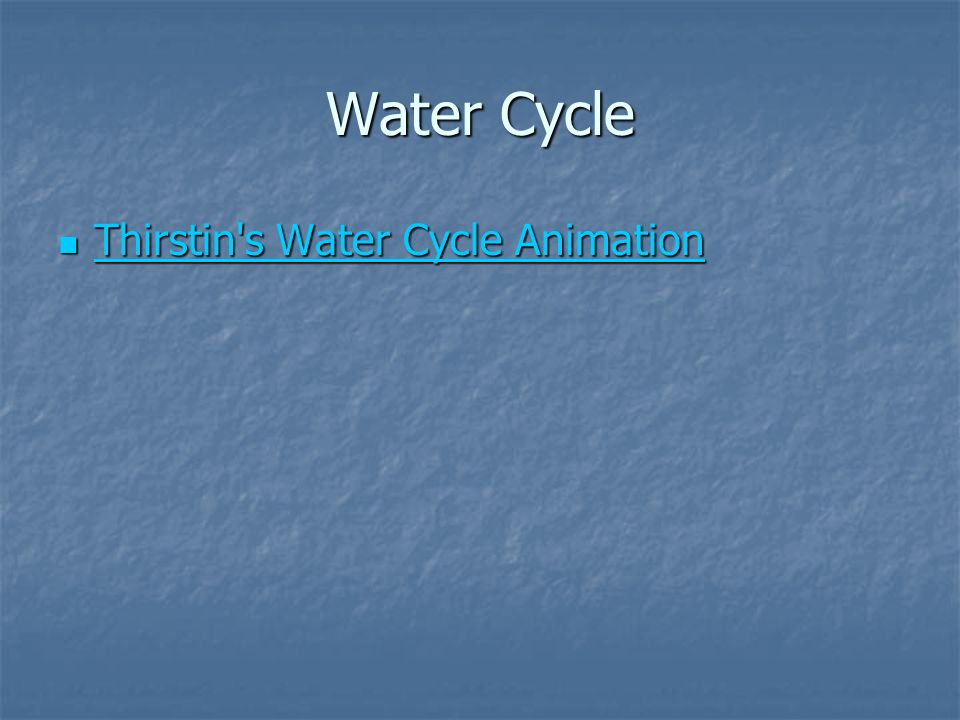 Water Cycle Thirstin s Water Cycle Animation Thirstin s Water Cycle Animation Thirstin s Water Cycle Animation Thirstin s Water Cycle Animation