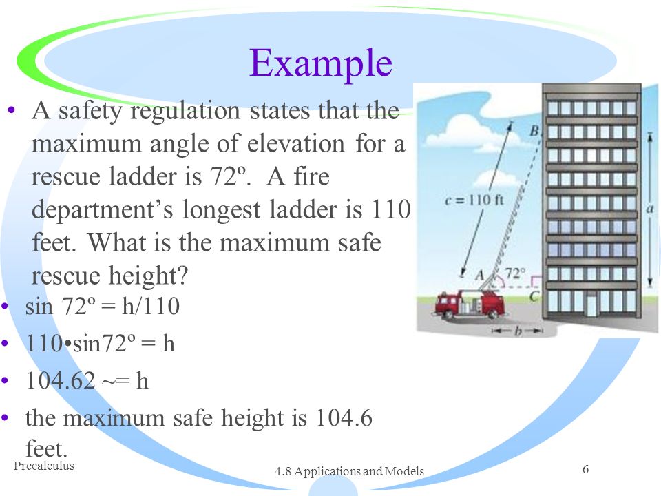 1 Precalculus 4 8 Applications And Models Refresh Solving A Right Triangle Means To Find The Lengths Of The Sides And The Measures Of The Angles Of A Ppt Download