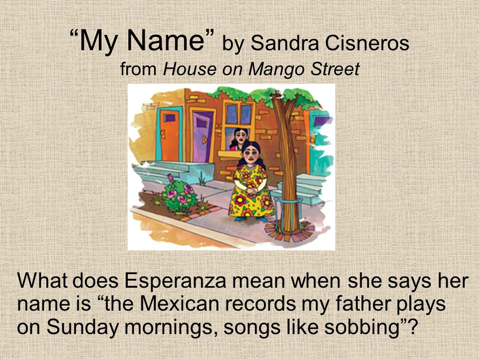 why did sandra cisneros wrote the house on mango street
