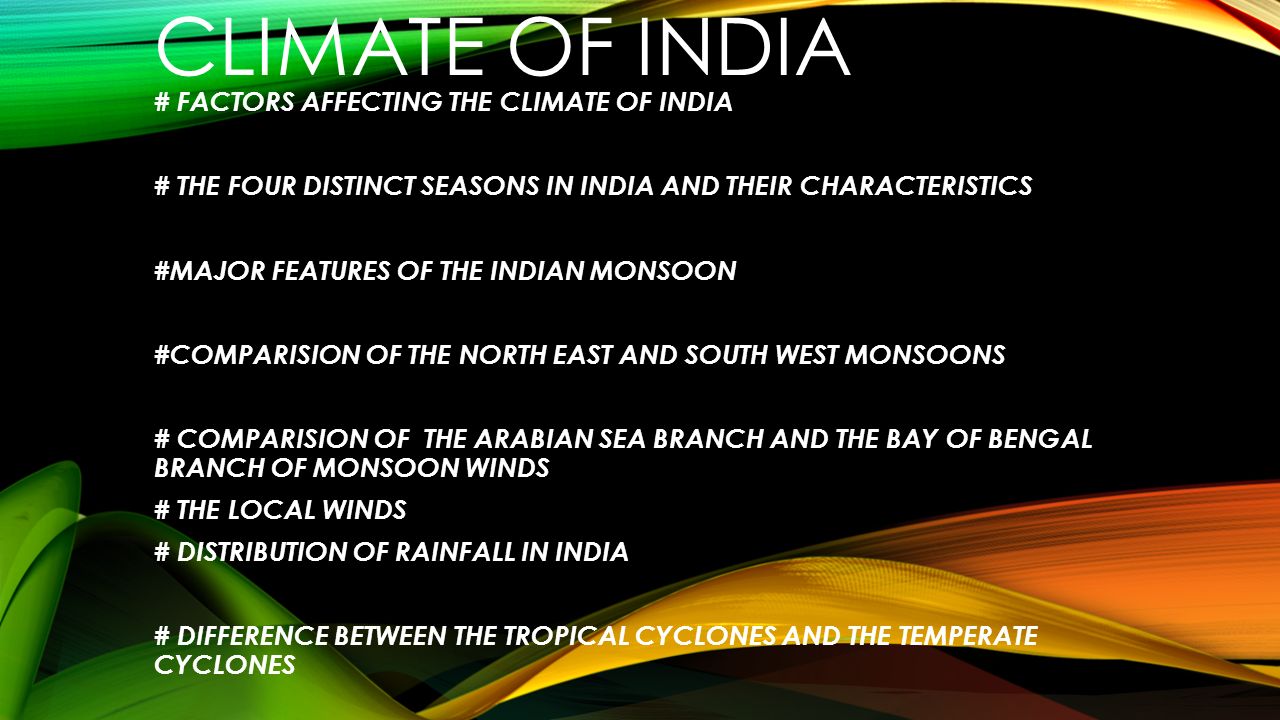 major seasons in india