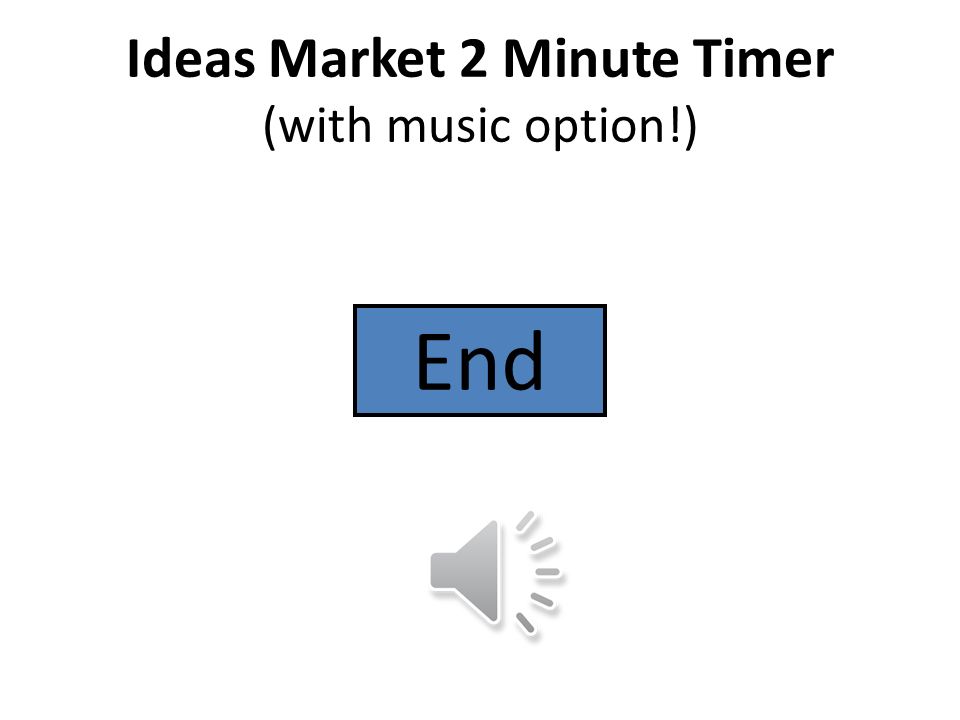 -Silent 30 second timer -2 minute timer for idea market (music optional!)&q...