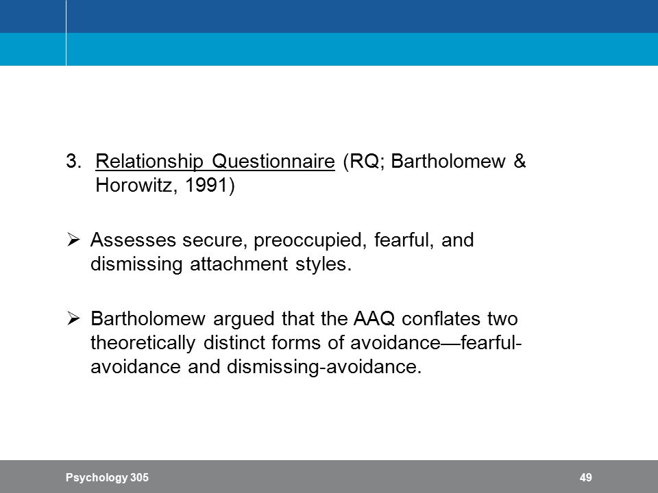 Questionnaire bartholomew scoring relationship [Construct validation