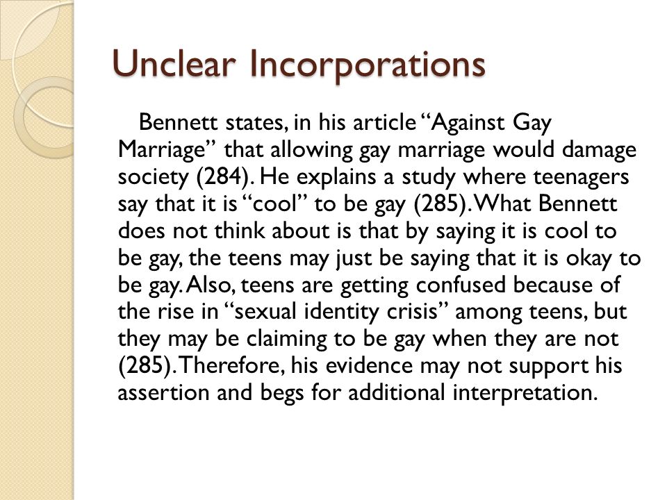 articles against gay marraige Articles against gay marraige