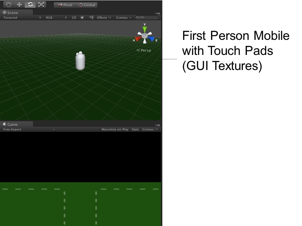 UFCFX5-15-3Mobile Device Development First Person Mobile with Touch Pads (GUI Textures)