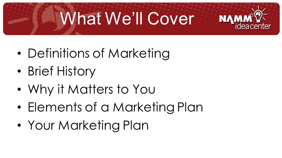 basic marketing for smart music store owners scott robertson apr marketing breif