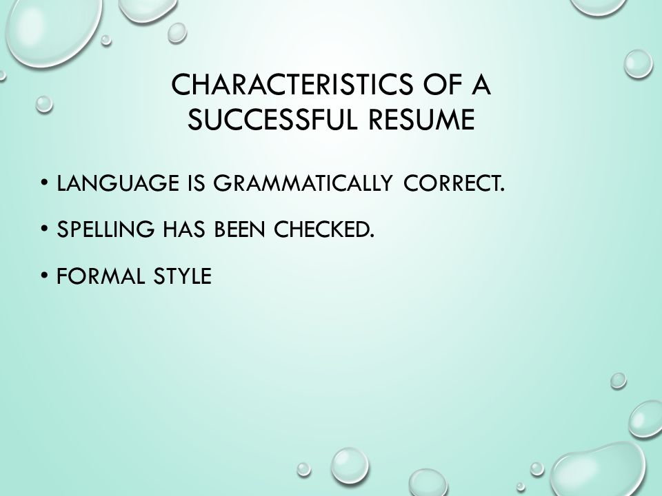 writing the effective resume the first step toward landing resume correct spelling