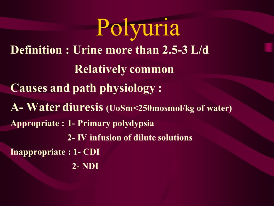 polyuria medical definition polyuria medical definition