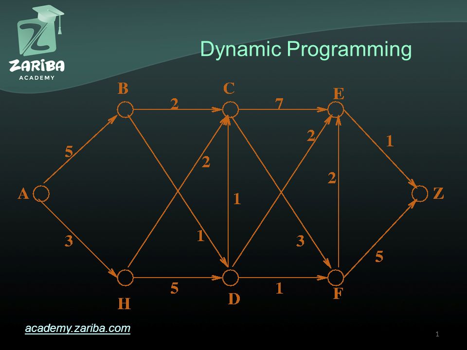 Dynamic Programming academy.zariba.com 1
