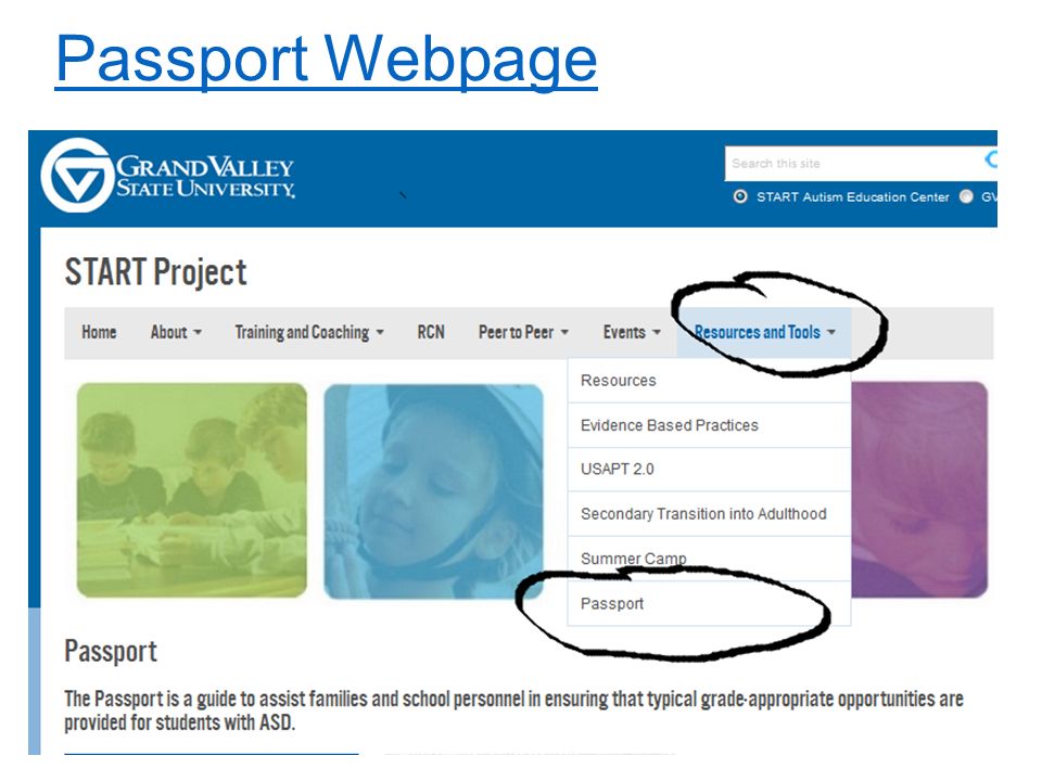 Passport Webpage