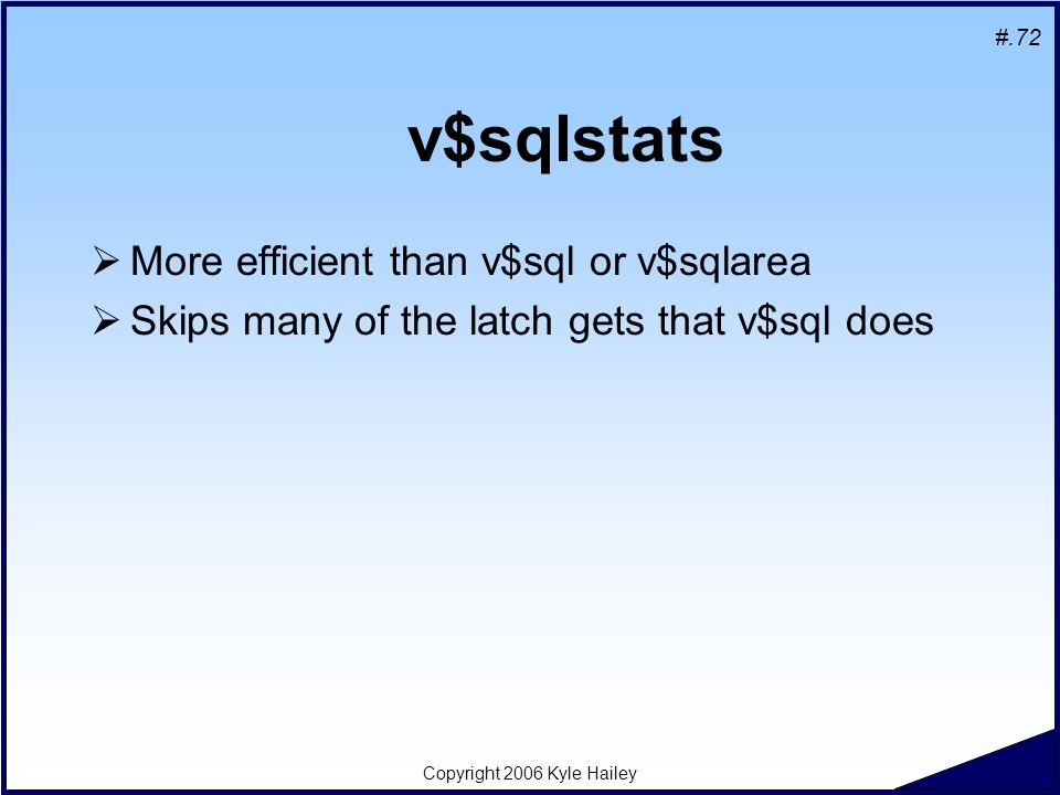 SQLStats