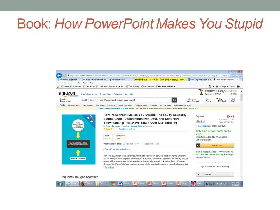 Book: How PowerPoint Makes You Stupid