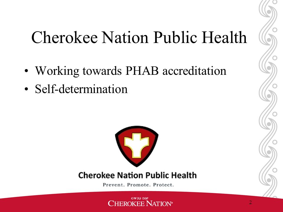 Childhood Obesity in the Cherokee Nation CDR David Gahn, MD, FACOG Cherokee  Nation Surveillance Programs Health Services HEALTHY NATION. - ppt download