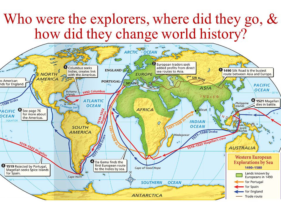 The Age of Exploration Who were the explorers, where did they go, & how did they change world history