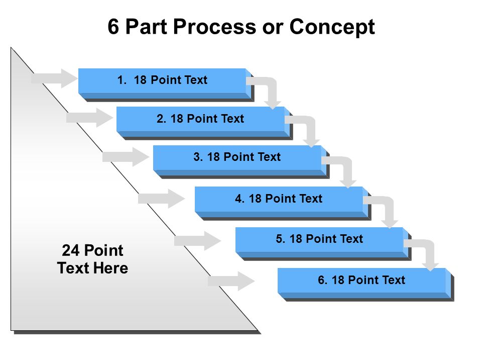 6 Part Process or Concept Point Text Point Text 3.