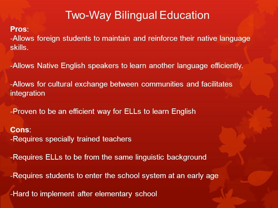 pros and cons of bilingualism
