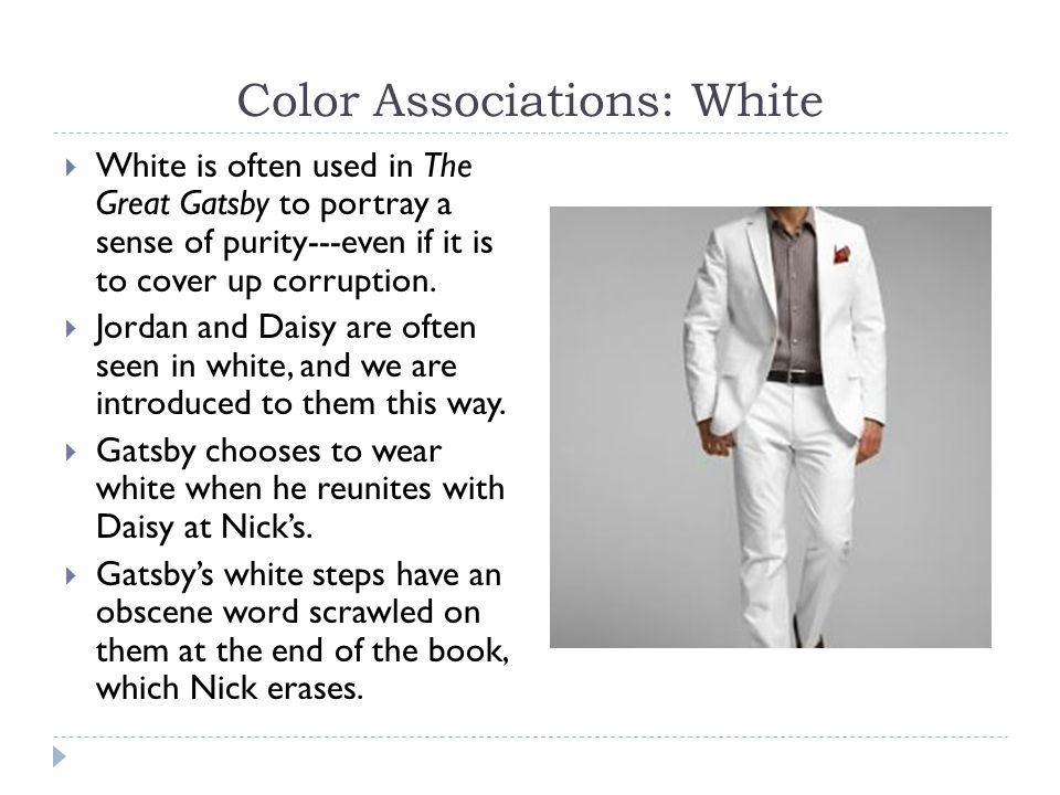 Color association in the great gatsby color symbolism in the great gatsby chapter 1