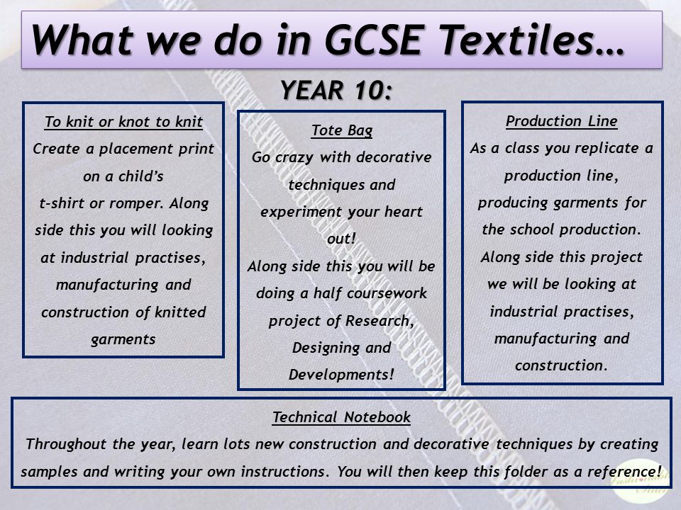 We do gcse coursework