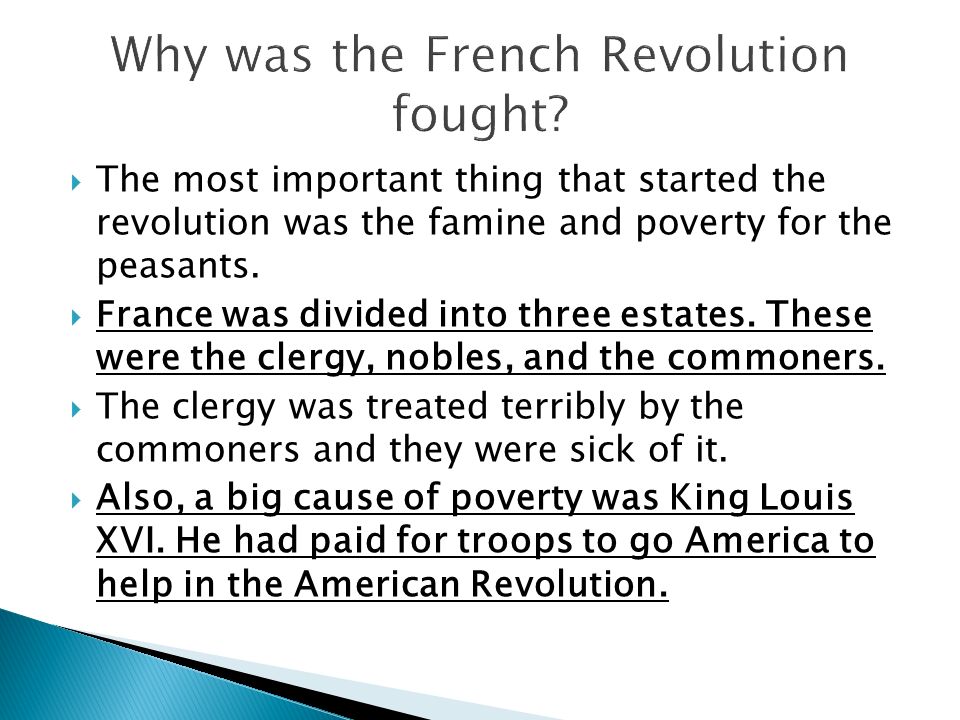 most important cause of the french revolution