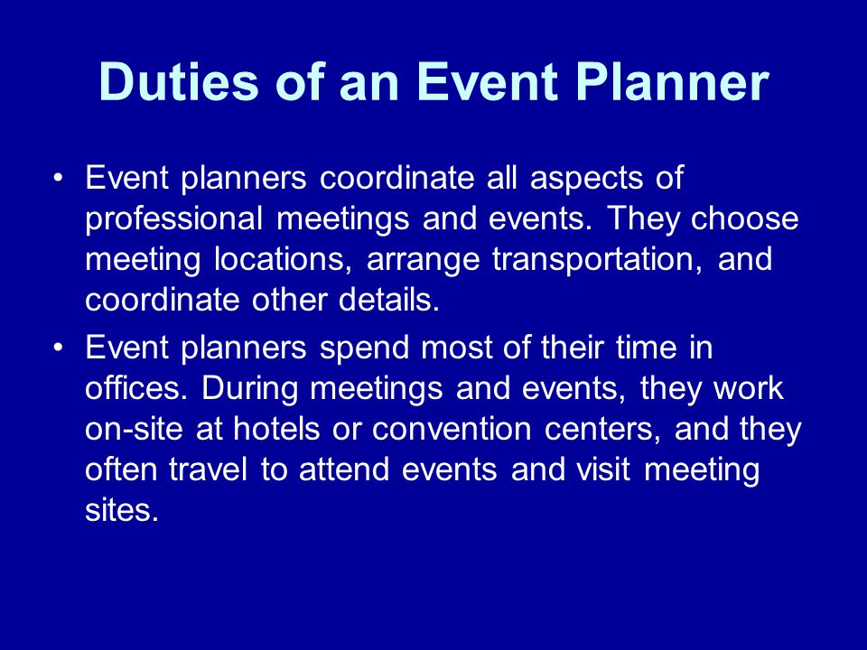 event planning research by rowland ajaluwa event planning is a meeting convention and event planners