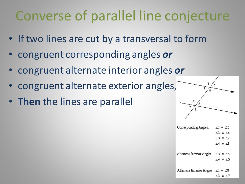 Parallel And Perpendicular Lines Parallel Lines Are Lines