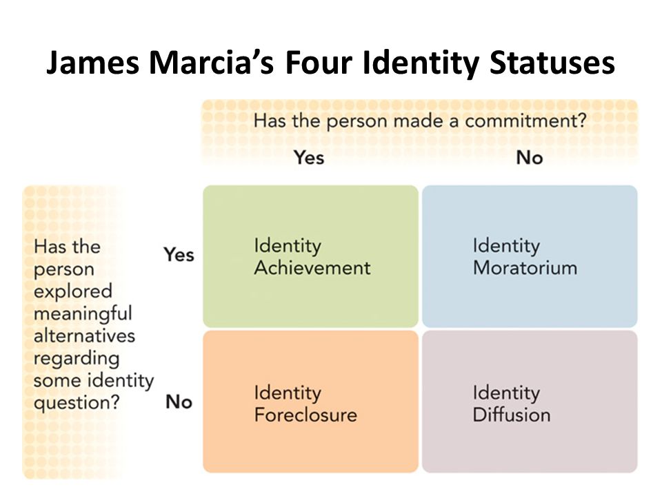 james marcia identity theory