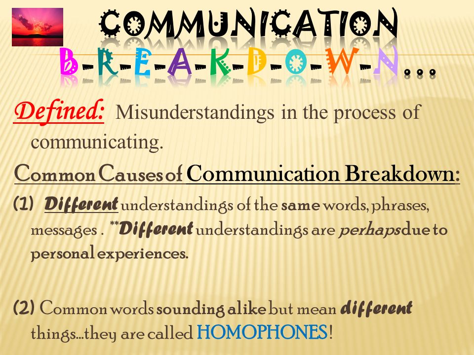 BREAKDOWN definition and meaning