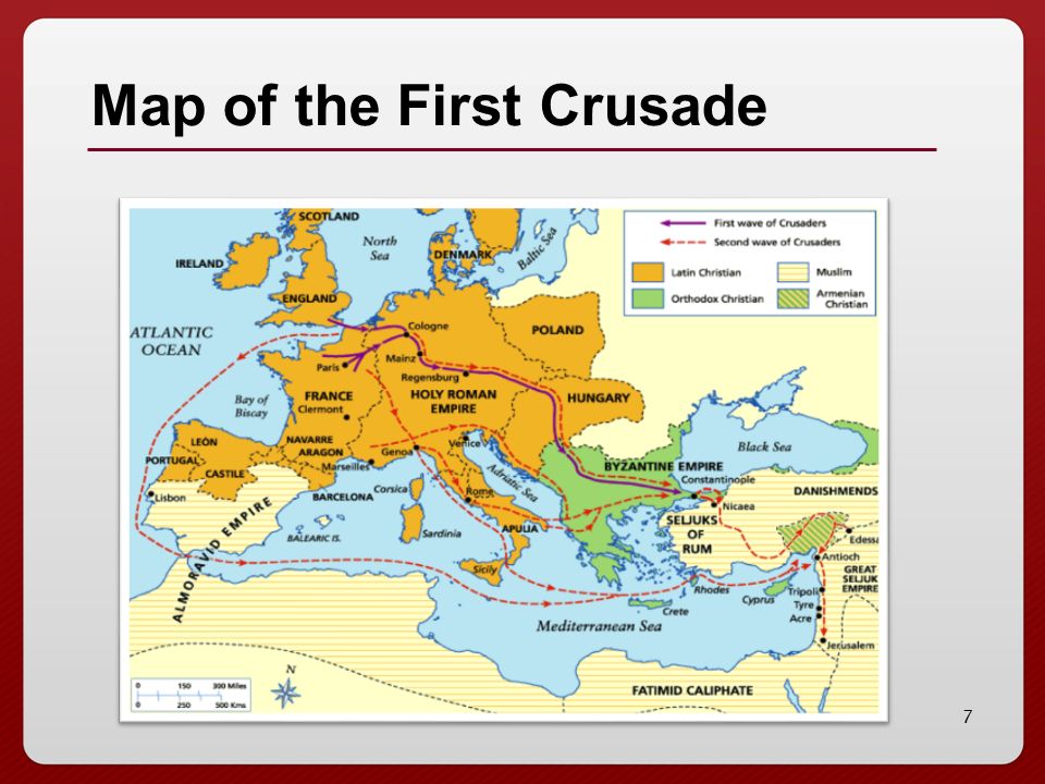 2 Warm Up: First Crusade 1)Is this map before or after Constantinople falls...