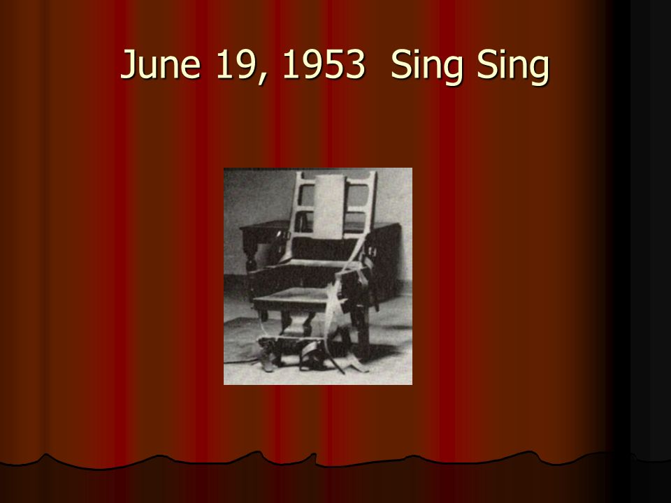 June 19, 1953 Sing Sing