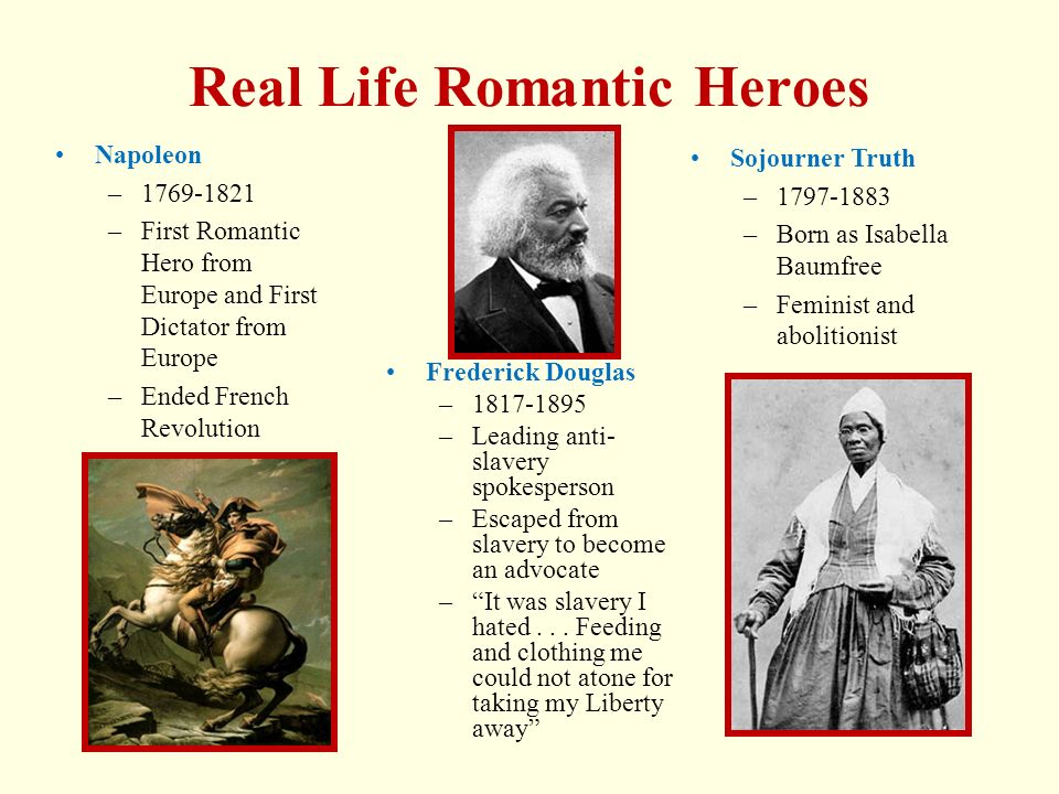 qualities of a romantic hero